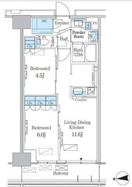 パークアクシス新宿百人町 327 間取り図