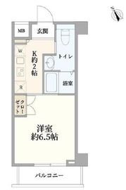 ガーラ渋谷常磐松 3階 間取り図