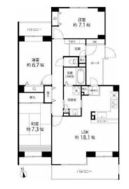 T's garden西寺尾(ティーズガーデン西寺尾) 1階 間取り図