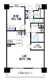 奥沢レジデンス 4階 間取り図