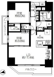 ベリスタ西荻窪 3階 間取り図