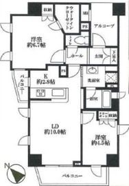フィールM西新宿 5階 間取り図