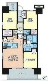 パークスクエア日暮里 5階 間取り図