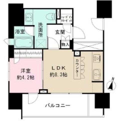 ザ・パークハウスアーバンス御茶ノ水 2階 間取り図