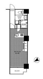 六本木ビュータワー 18階 間取り図