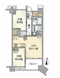 プラウドシティ小竹向原 4階 間取り図