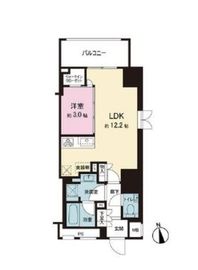 ルジェンテ新宿御苑前 5階 間取り図