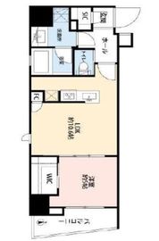 クレイシア秋葉原ラグゼスウィート 4階 間取り図