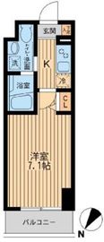 HF関内レジデンス 607 間取り図