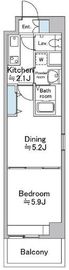 ソナーレ横浜 203 間取り図