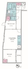 ドゥーエ梅屋敷 410 間取り図