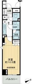 ファミール東京グランリッツ 3階 間取り図