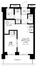 東五反田レジデンス 4階 間取り図