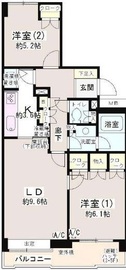 パーク・ハイム用賀南 3階 間取り図