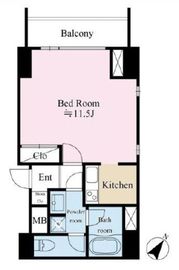 リテラス三軒茶屋 6階 間取り図
