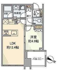 大崎ウエストシティタワーズ イースト 14階 間取り図