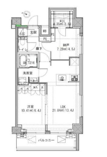 CREAL premier (クリアルプレミア) 606 間取り図