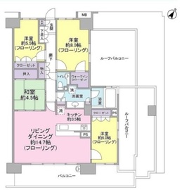 スターコート豊洲 15階 間取り図