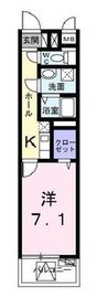 ウイング横須賀 702 間取り図