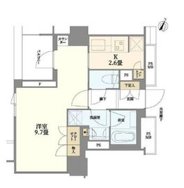 ブリリア自由が丘 3階 間取り図