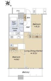 ザ・東京タワーズ シータワー 25階 間取り図