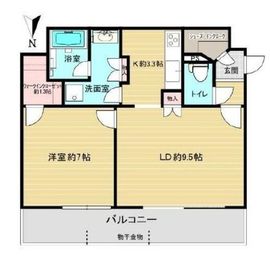 ル・サンクアイリスタワー 18階 間取り図