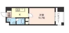 エスティメゾン銀座 1202 間取り図