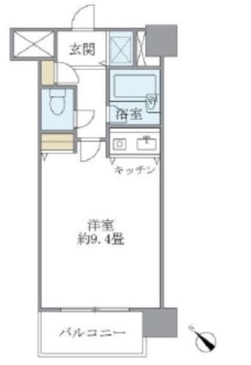 プリヴェール赤坂 2階 間取り図