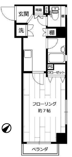 デュオ・スカーラ御茶ノ水Ⅱ 4階 間取り図