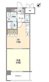 サンハイム鶴見 B104 間取り図
