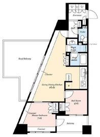 GREEN PARK文京千石 (グリーンパーク文京千石) 7階 間取り図