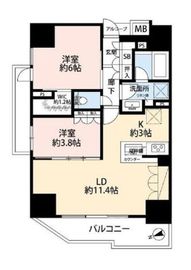 ベリスタ西荻窪 6階 間取り図