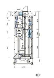 メインステージ白金3 8階 間取り図