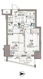 日神デュオステージ浅草国際通り 8階 間取り図