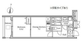 レジディア千鳥町 212 間取り図