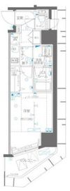 ZOOM横浜関内 10階 間取り図