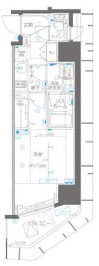 ZOOM横浜関内 2階 間取り図