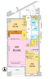 グレイスガーデン武蔵小山 6階 間取り図