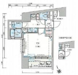 プラチナコート上野 4階 間取り図