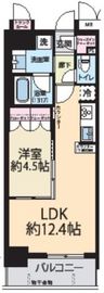 プレシエ横浜石川町 11階 間取り図