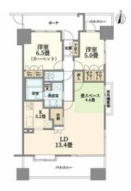 パークハウス猿江恩賜公園 11階 間取り図