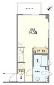 レガリアレジデンス自由ヶ丘イクス 4階 間取り図