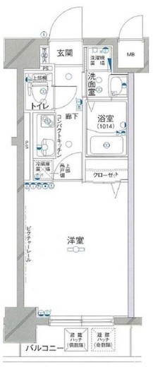 グリフィン横浜・桜木町参番館 2階 間取り図