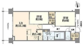 エクセレントシティ横浜磯子 2階 間取り図