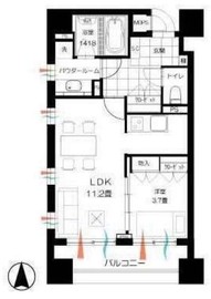 サウスコンフォート三鷹 501 間取り図
