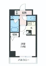 エスティメゾン三軒茶屋 302 間取り図