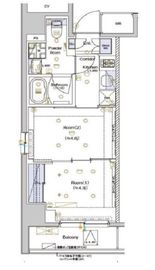 シーフォルム森下 6階 間取り図