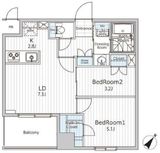ビエラコート日本橋久松町 1103 間取り図
