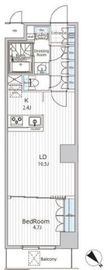 ビエラコート日本橋久松町 1107 間取り図