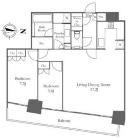 M.M.TOWERS FORESIS (エムエムタワーズフォレシス) 14階 間取り図
